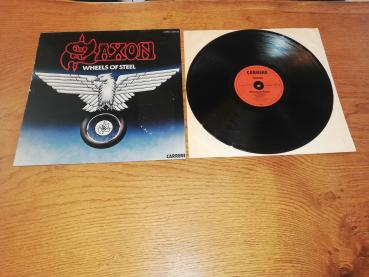 Saxon Wheels of Steel 1980 Carrere 2934124 Deutsche Pressung VG+/VG